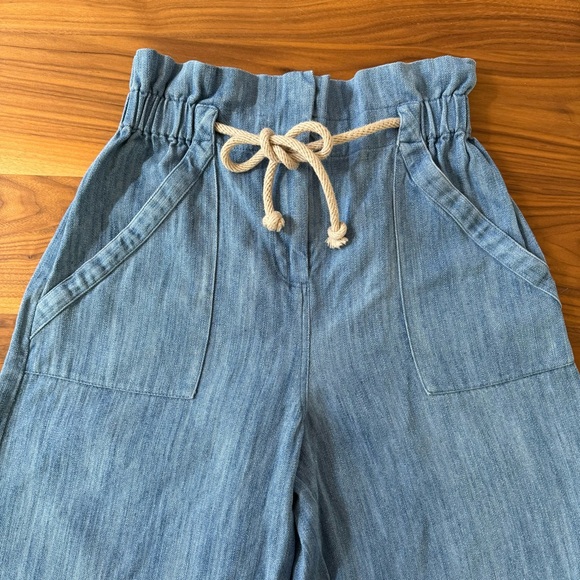 Sezane Denim Jacques Trousers Size EU38 US6 - Picture 4 of 10